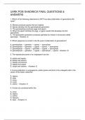 UARK POB SHADWICK FINAL QUESTIONS & ANSWERS