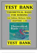 TEST BANK FOR THEORETICAL BASIS FOR NURSING 3RD EDITION MCEWEN WILLS ISBN&semi;9781605473239 ALL CHAPTERS 1-20 FULLY COVERED COMPLETE GUIDE A&plus;&vert;&vert;NEWEST VERSION&vert;&vert;&period;