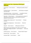 CCHI Practice Test - Questions With Expert Solutions