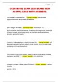 CCDS IBHRE EXAM 2025 BRAND NEW  ACTUAL EXAM WITH ANSWERS&period; 