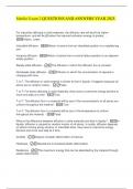MatSci Exam 2 QUESTIONS AND ASNWERS YEAR 2025&period;