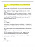 Matsci Exam 3- HW QUESTIONS AND ASNWERS YEAR 2025&period;