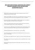 MRI ARRTCOMPLETE REAL QUESTIONS AND CORRECT  VERIFIED ANSWERS LATEST REVISED EXAM  GUARANTEED PASS A&plus;&period; 