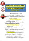 &lpar;Ngn&rpar;Ati Pediatric Proctored Exam 2024&sol; Ati Pediatric Proctored Exam&sol;Latest 2024-2025&sol;70 Questions With Verified Answers With Rationales&sol;A&plus; Grade