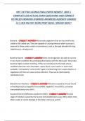 NYC TATTOO LICENSE FINAL PAPER NEWEST  2025 &vert;  COMPLETE 250 ACTUAL EXAM QUESTIONS AND CORRECT  DETAILED ANSWERS &lpar;VERIFIED ANSWERS&rpar; ALREADY GRADED  A&plus;&vert; HESI RN EXIT EXAM PREP 2025&vert;&vert; BRAND NEW&excl;&excl; 