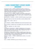 CADC I EXAM PREP 1 STUDY GUIDE  2024&sol;2025 