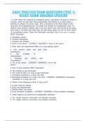 CADC PRACTICE EXAM QUESTIONS &lpar;TEST 1&rpar; STUDY GUIDE 2024&sol;2025 UPDATES   