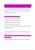 CHSOS practice exam questions and answers latest update 2025-2026 &lpar;accurately verified&rpar;