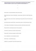 HOSA NUTRITION TEST EXAM 2025 UPDATE&sol;PRACTICE QUESTIONS AND CORRECT VERIFIED ANSWERS &lpar;complete solutions&rpar; ASSURED SUCCESS&sol;GRADED A&plus;&excl;&excl;&excl;