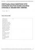 CPJE Practice EXAM QUESTIONS WITH COMPLETE SOLUTION GUIDE&rpar; &lpar;MULTIPLE CHOICES&rpar; A&plus; GRADED 100&percnt; VERIFIED