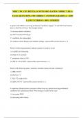 NBRC TMC CRT RRT EXAM WITH 100&percnt; RATED CORRECT REAL EXAM  QUESTIONS AND CORRECT ANSWERS&vert; GRADED A&plus; &vert; 2025 LATEST VERSION &vert; 100&percnt; VERIFIED