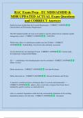 RAC Exam Prep - EU MDD&sol;AIMDD &  MDR UPDATED ACTUAL Exam Questions  and CORRECT Answers 