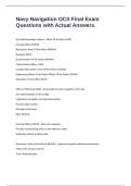 Navy Navigation OCS Final Exam Questions with Actual Answers&period; 