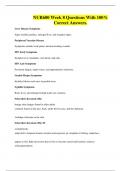 NUR600 Week 8 Questions With 100&percnt; Correct Answers&period;