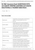 SC P&C Insurance Exam QUESTIONS WITH ACCURATE VERIFIED ANSWERS &lpar;ACCURATE SOLUTIONS&rpar; A&plus; PASSED&excl;&excl; 2025 EXAM