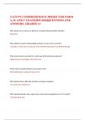 VATI PN COMPREHENSIVE PREDICTOR FORM A&comma; B&comma; AND C EXAM&vert;2025-2026&vert;QUESTIONS AND ANSWERS&period; GRADED A&plus;