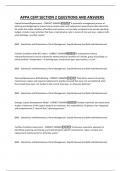 APPA CEFP SECTION 2 QUESTIONS AND ANSWERS