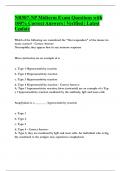 NR507-NP Midterm Exam Questions with 100&percnt; Correct Answers &vert; Verified &vert; Latest Update
