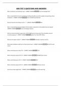 ABH TEST 3 QUESTIONS AND ANSWERS