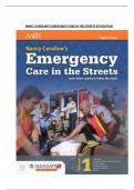 Test Bank for Nancy Caroline&rsquo;s Emergency Care in the Streets &lpar;8th Edition&rpar; &ndash; Latest Guide&comma; A&plus; Content