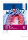 Test Bank- Egan's Fundamentals of Respiratory Care 13th Edition &lpar; James K&period; Stoller&comma; &rpar; All Chapters 1-58&comma; Newest Updated Version Complete Guide A&plus;