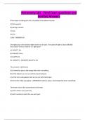 Astronomy 101 - Final Exam questions and Verified Answers