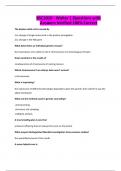 BSC1010 - Walter &vert; Questions with Answers Verified 100&percnt; Correct