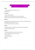 BSC1010 exam guide Questions with Answers Verified 100&percnt; Correct