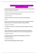 BSC1010 test 2 Questions with Answers Verified 100&percnt; Correct