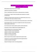 BSC1010 test&vert; Questions with Answers Verified 100&percnt; Correct