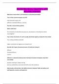 Bio250 Membrane Questions with Accurate Solutions