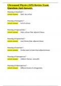 Ultrasound Physics &lpar;SPI&rpar; Review Exam Questions And Answers&period;docx