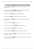 EPF FINAL EXAM REVIEW QUESTIONS AND ANSWERS