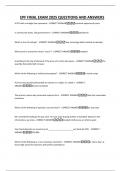 EPF FINAL EXAM 2025 QUESTIONS AND ANSWERS