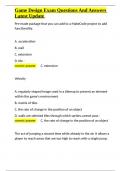 Game Design Exam Questions And Answers Latest Update&period;docx