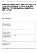 Qualys Patch Management &lpar;PM&rpar; 2025 COMPLETE EXAM QUESTIONS AND VERIFIED ANSWERS &vert;RECENTLY TESTING REAL EXAM QUESTIONS&vert; 100&percnt; SOLVED&excl;&excl;