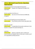 CPCU 500 Final Exam Review Questions And Answers&period;docx