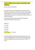 CPCU 500 Practice Exam 9 Questions And Answers&period;docx