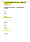 AFOQT Math Knowledge Exam Questions And Answers&period;docx