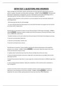 EBTM TEST 1 QUESTIONS AND ANSWERS