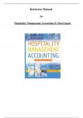 Instructor Manual for Hospitality Management Accounting &lpar;9th Edition&comma; by Martin G&period; Jagels&rpar; Chapter 1 to 14