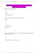 C955 Practice Questions and Answers Verified 100&percnt; correct &vert; A&plus; Rated