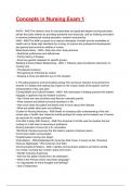 Concepts in Nursing Exam 1 2025&sol;2026 Test Bank Exam Questions With Completed Solutions&period;