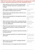 NURS 535 Final Review &lpar;2025&rpar; comprehensive questions and verified answers &lpar; detailed & elaborated&rpar; ACTUAL EXAM 2025 TEST&excl;&excl;