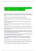 ELED 3100 EXAM QUESTIONS WITH 100&percnt; CORRECT ANSWERS 