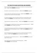 TRT PRACTICE EXAMS QUESTIONS AND ANSWERS