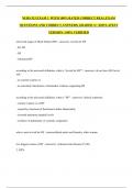 NURS 533 EXAM 3  WITH 100&percnt; RATED CORRECT REAL EXAM QUESTIONS AND CORRECT ANSWERS&vert; GRADED A&plus; &vert;2025 LATEST VERSION &vert; 100&percnt; VERIFIED