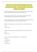 NURS 533 EXAM 2  WITH 100&percnt; RATED CORRECT REAL EXAM QUESTIONS AND CORRECT ANSWERS&vert; GRADED A&plus; &vert;2025 LATEST VERSION &vert; 100&percnt; VERIFIED