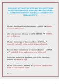 NAFA CAFS Exam &vert; 130 Real and Verified Questions with Correct Answers &vert; Certified Air Filter Specialist Practice Test &vert; A&plus; Graded