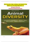 TEST BANK FOR ANIMAL DIVERSITY 9th Edition by Cleveland Hickman Jr&period;